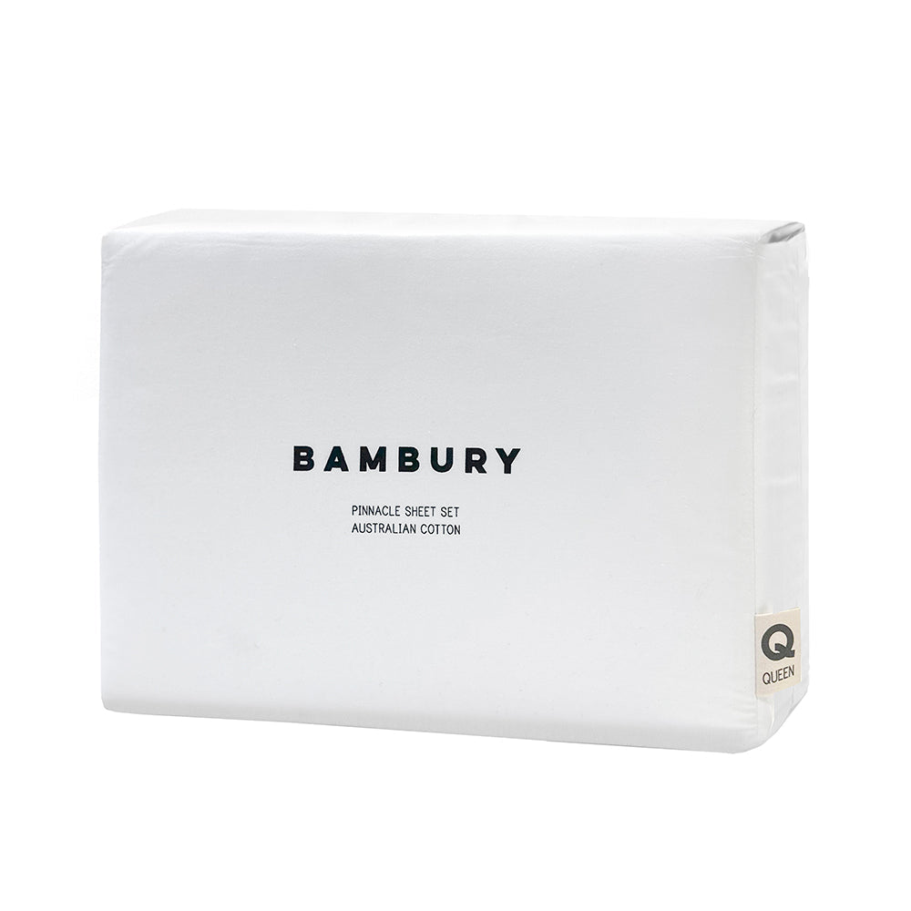 Bambury Pinnacle Sheet Set - White