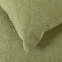 Acacia Jacquard Quilt Cover Set Pear