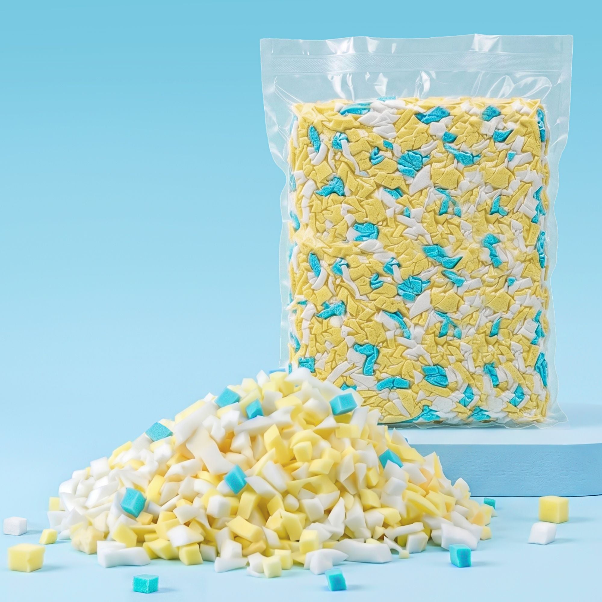 Artiss 5lbs Shredded Memory Foam Bean Bag Filler Soft High-Density Stuffing