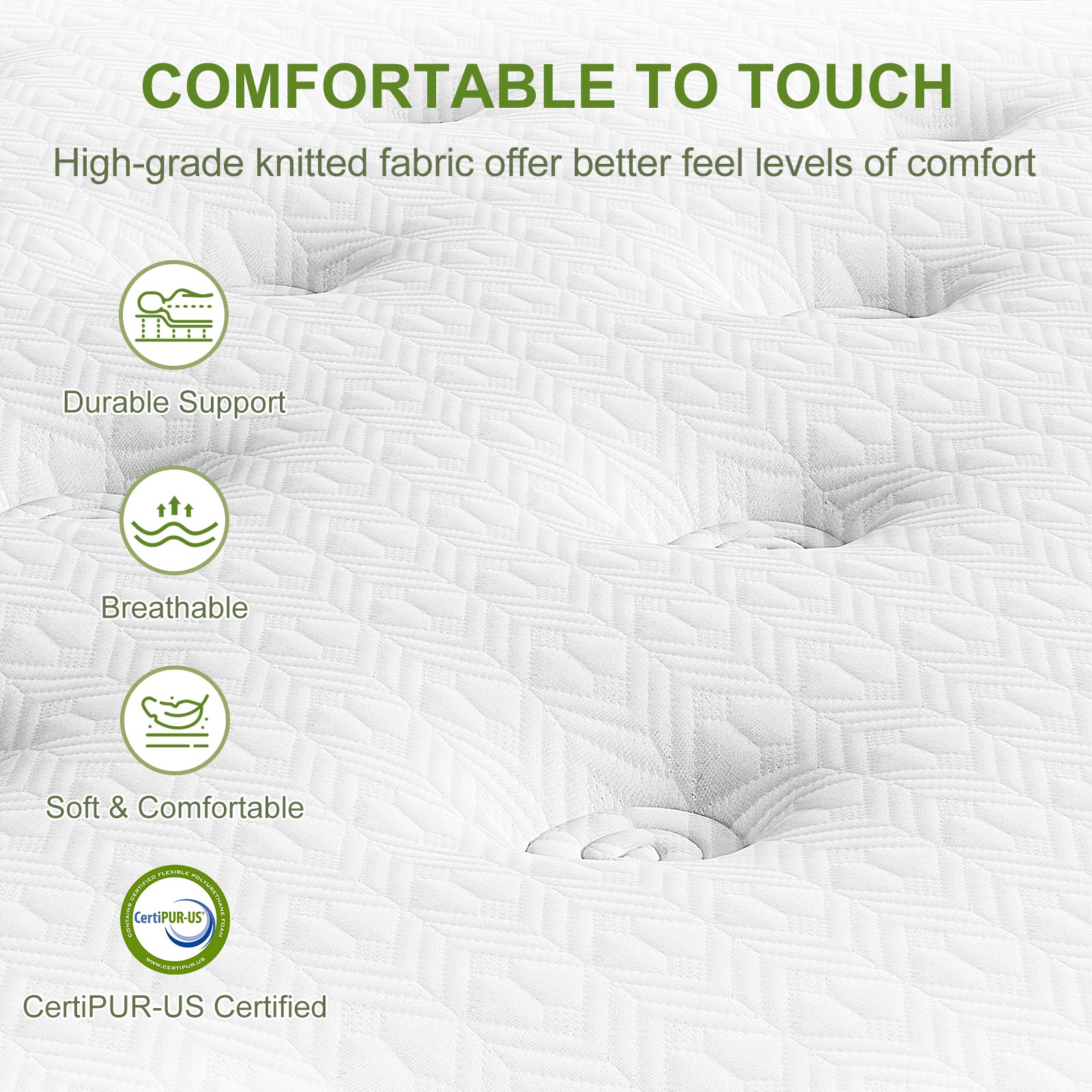 Artiss Bed Single Bed Frame Mattress Bundle Platform Headboard Medium Firm Hybrid White