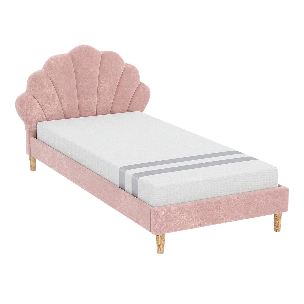 Artiss King Single Bed Frame BedStory Mattress Set Pink Bedhead with Mattress
