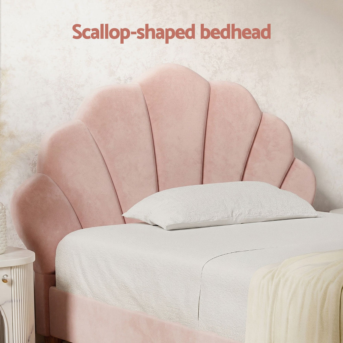 Artiss King Single Bed Frame BedStory Mattress Set Pink Bedhead with Mattress
