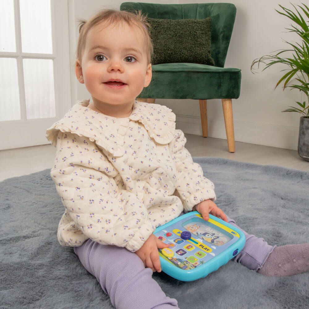Bluey My First Tablet Interactive Toy Colour Identify Buttons for 6 Months+