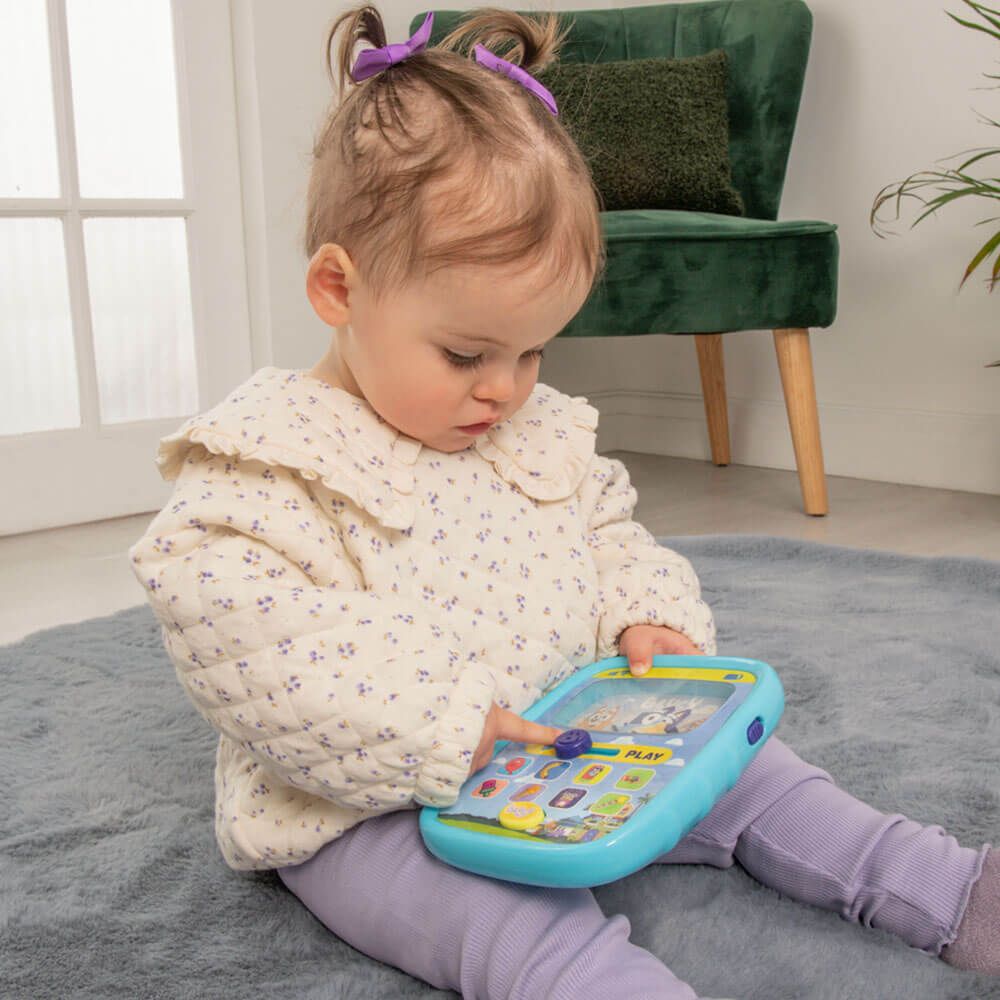 Bluey My First Tablet Interactive Toy Colour Identify Buttons for 6 Months+