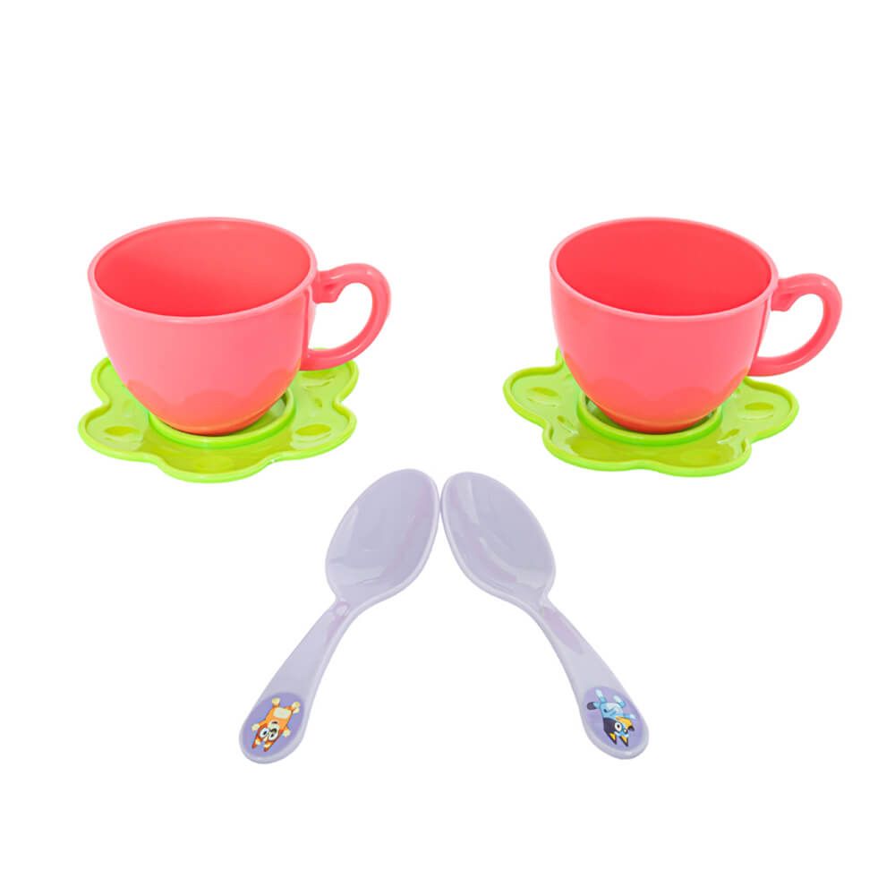 Bluey Tea Set Teapot Sound Effects Cups Accessories Pretend Play Kids 2+ Years