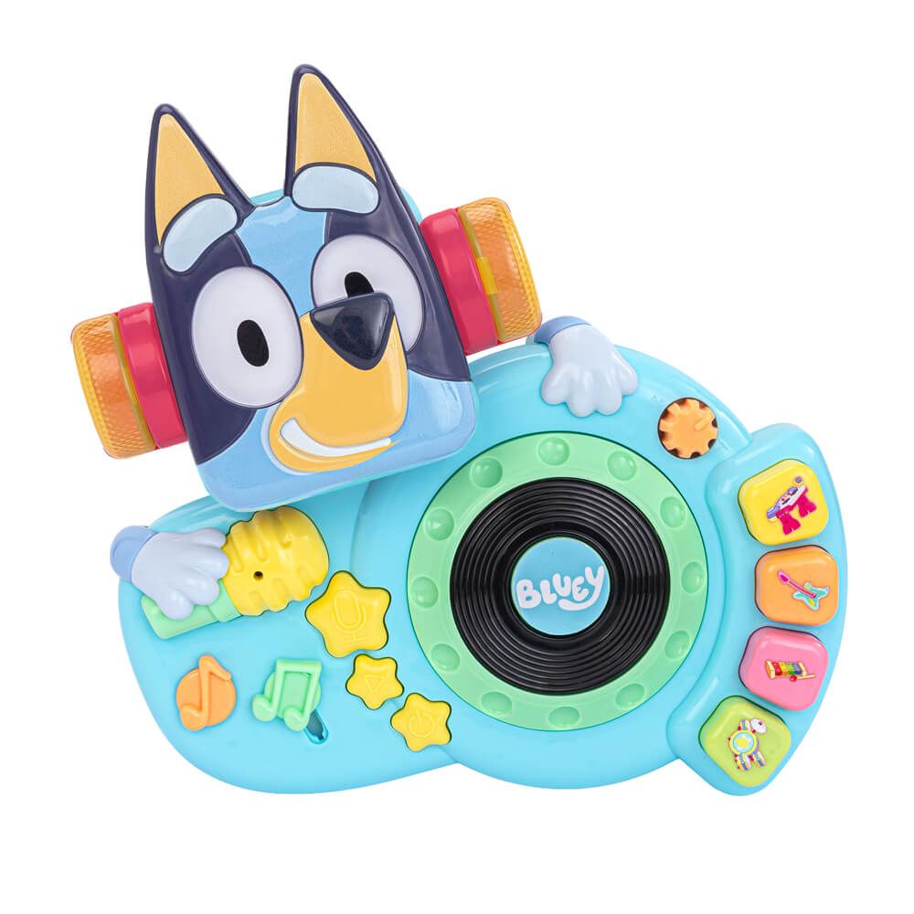 Bluey DJ Decks Musical Toy Theme Tune Sound Effects Sensory for 18 Months+