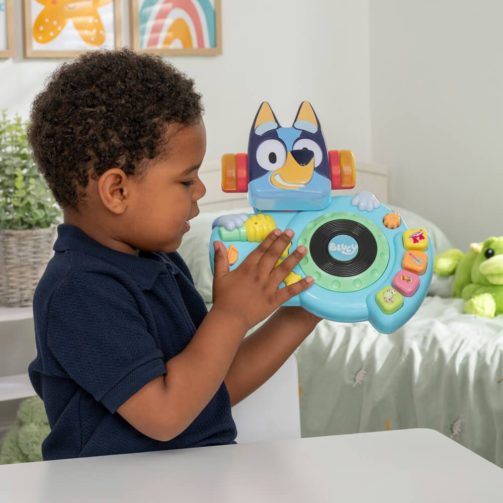Bluey DJ Decks Musical Toy Theme Tune Sound Effects Sensory for 18 Months+
