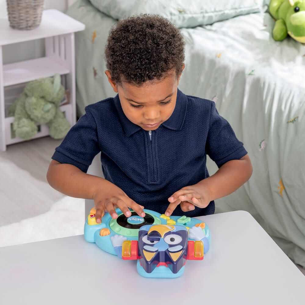 Bluey DJ Decks Musical Toy Theme Tune Sound Effects Sensory for 18 Months+