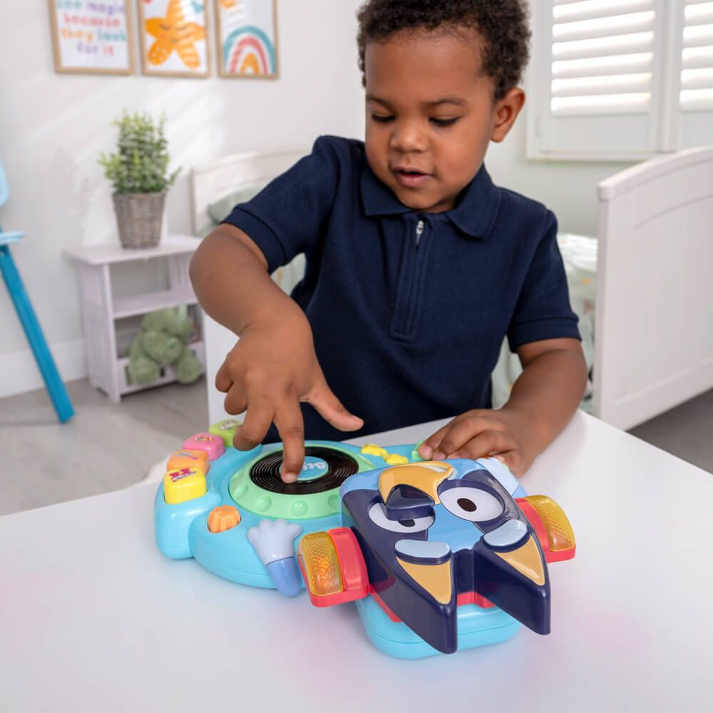 Bluey DJ Decks Musical Toy Theme Tune Sound Effects Sensory for 18 Months+