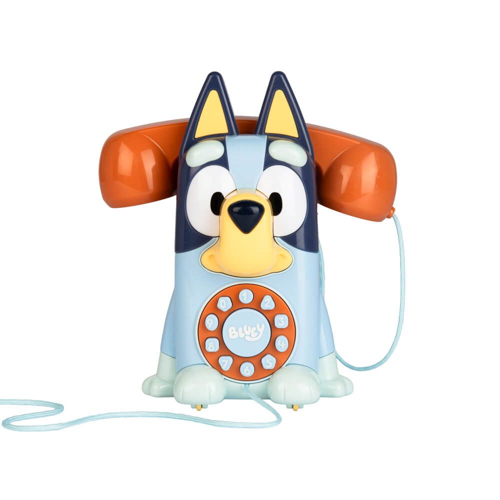 Bluey Telephone Pull Along Toy Theme Tune Ringing Tone Sounds for 18 Months+
