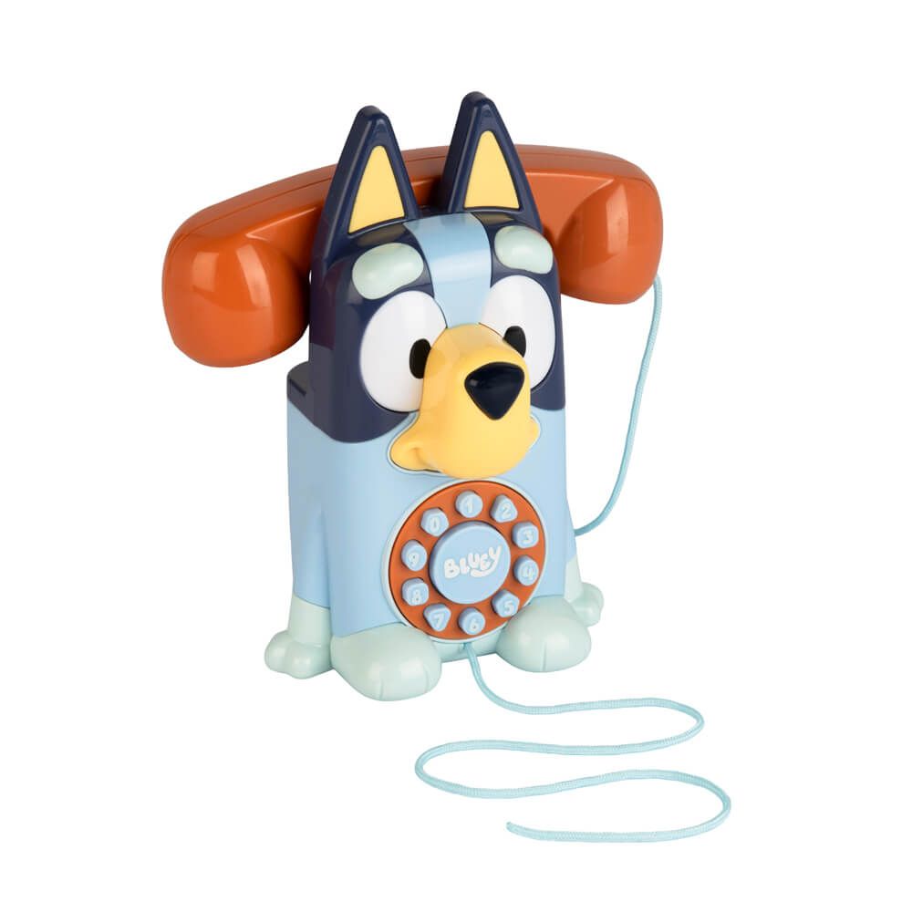 Bluey Telephone Pull Along Toy Theme Tune Ringing Tone Sounds for 18 Months+