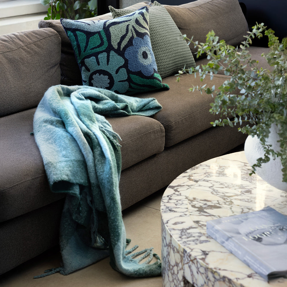 Bambury Cosmo Throw - Aqua