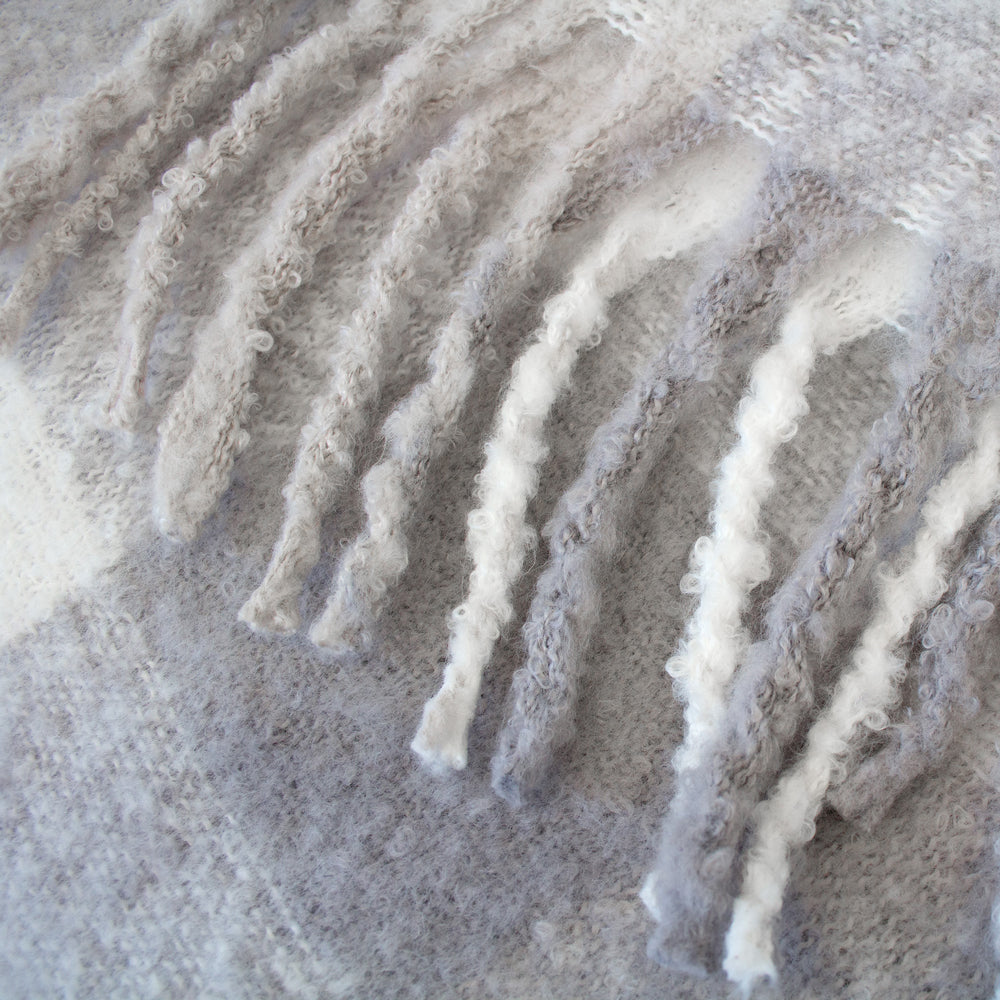 Bambury Cosmo Throw - Stone