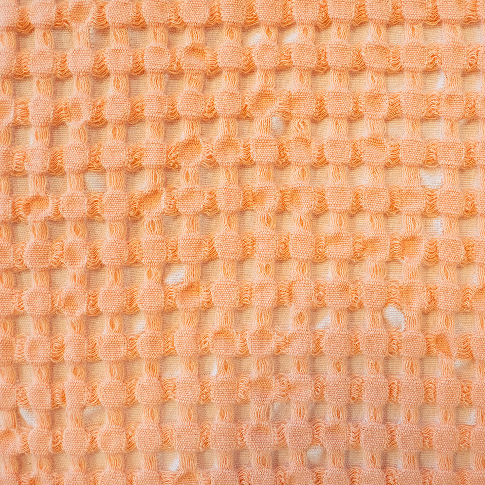Bambury Dora Square Cushion - Peach