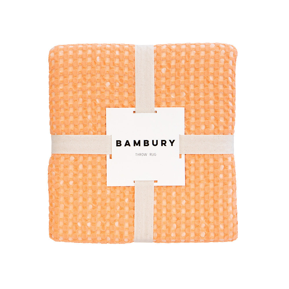 Bambury Dora Throw - Peach
