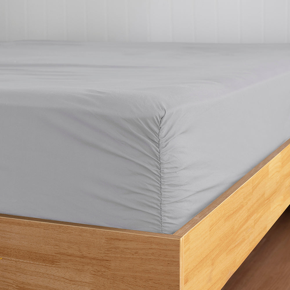 Bambury Tru Fit Sheet Set - Silver