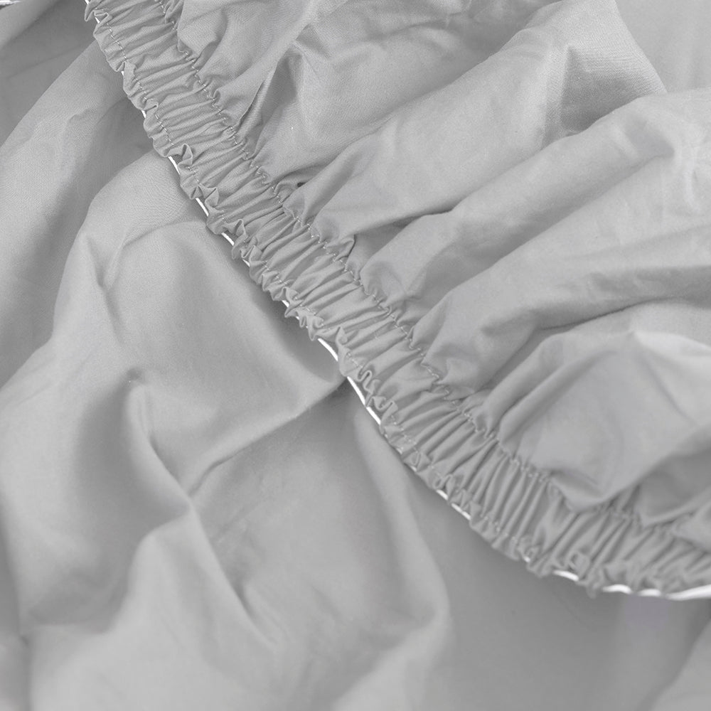 Bambury Tru Fit Sheet Set - Silver