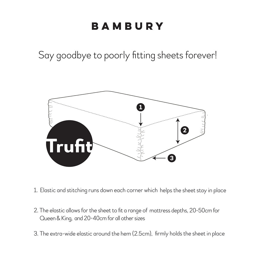 Bambury Tru Fit Fitted Sheets