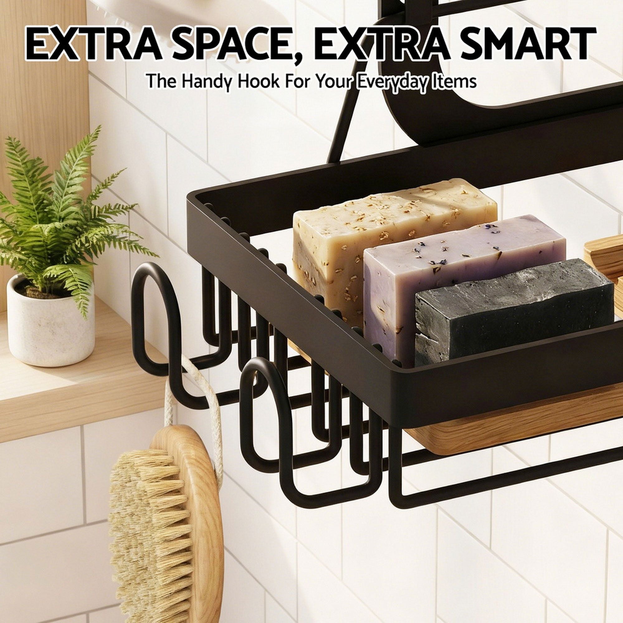 Artiss 2X 3 Tier Over The Door Shower Caddy Hanging Bathroom Storage Organizer