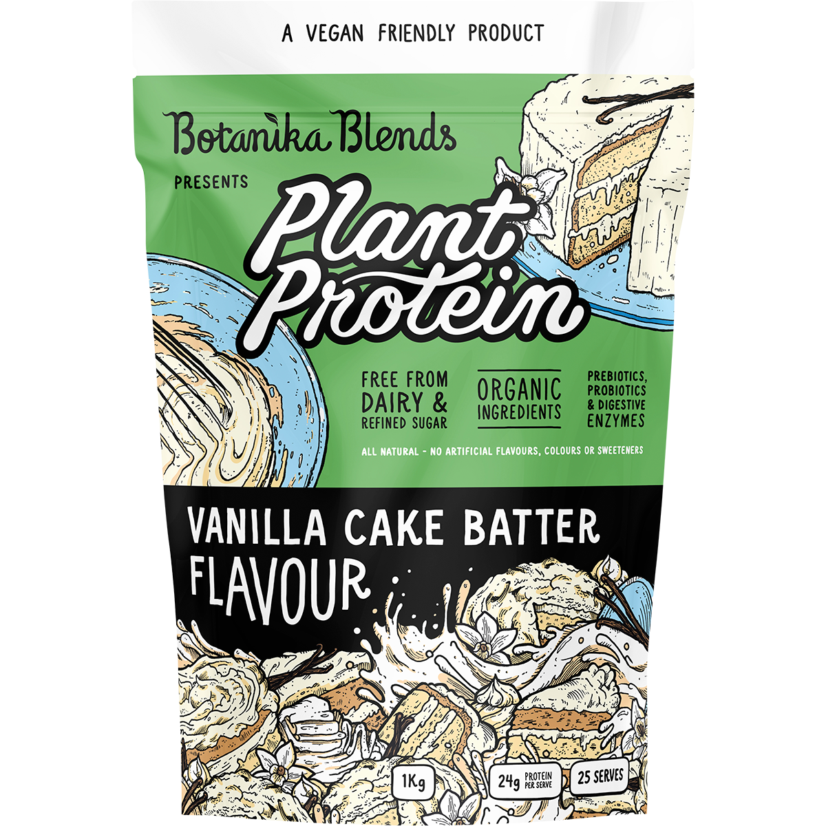 Botanika Blends Plant Protein Vanilla Cake Batter 1kg