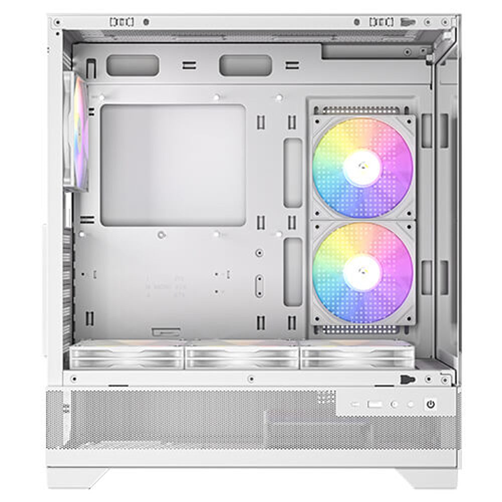Antec CX700 ARGB White Mid Tower ATX Micro-ATX ITX Case 270° Tempered Glass USB-C 3x ARGB PWM Fans 360mm