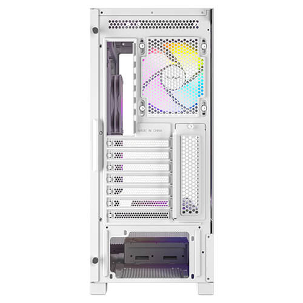 Antec CX700 ARGB White Mid Tower ATX Micro-ATX ITX Case 270° Tempered Glass USB-C 3x ARGB PWM Fans 360mm