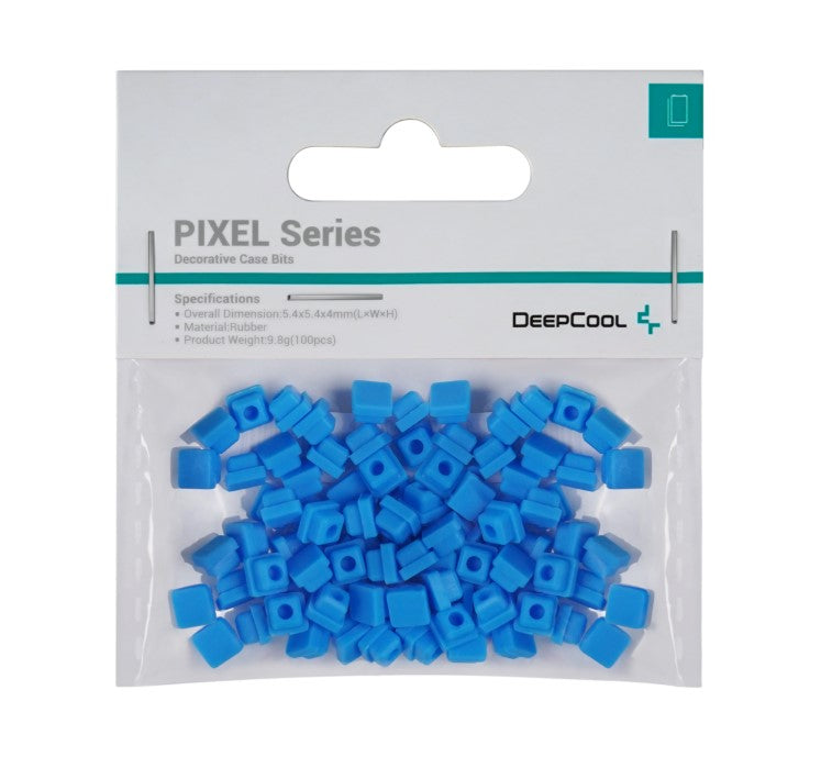 DeepCool PIXEL Series Decorative Silicone Case Bits Customise Your PC Case Grills CH160 CH360 CH560 CH780 MORPHEUS Blue