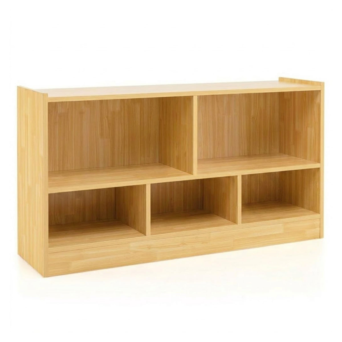 Kids Bookcase Toy Storage Cabinet 5 Compartment Cube Organizer Playroom
