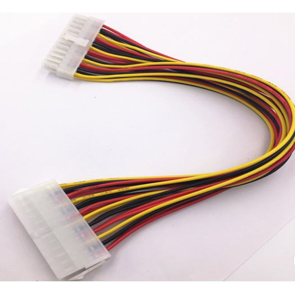 8Ware 24 Pin ATX Power Supply Extension Cable 30cm Long Male to Female 20 Plus 4 Pin Power Supply to Motherboard