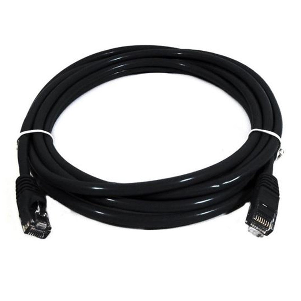 8ware Cat6 0.5m Black Premium Ethernet Network Cable RJ45 UTP LAN Patch Cord 26AWG Full Copper Core Home Office
