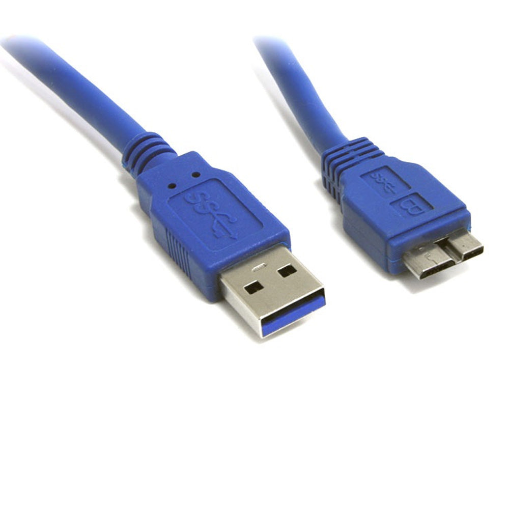 8Ware 2m USB 3.0 Type A to Micro USB Type B Cable Male to Male for Charging or Data Sync Phone Tablet PDA GPS Devices