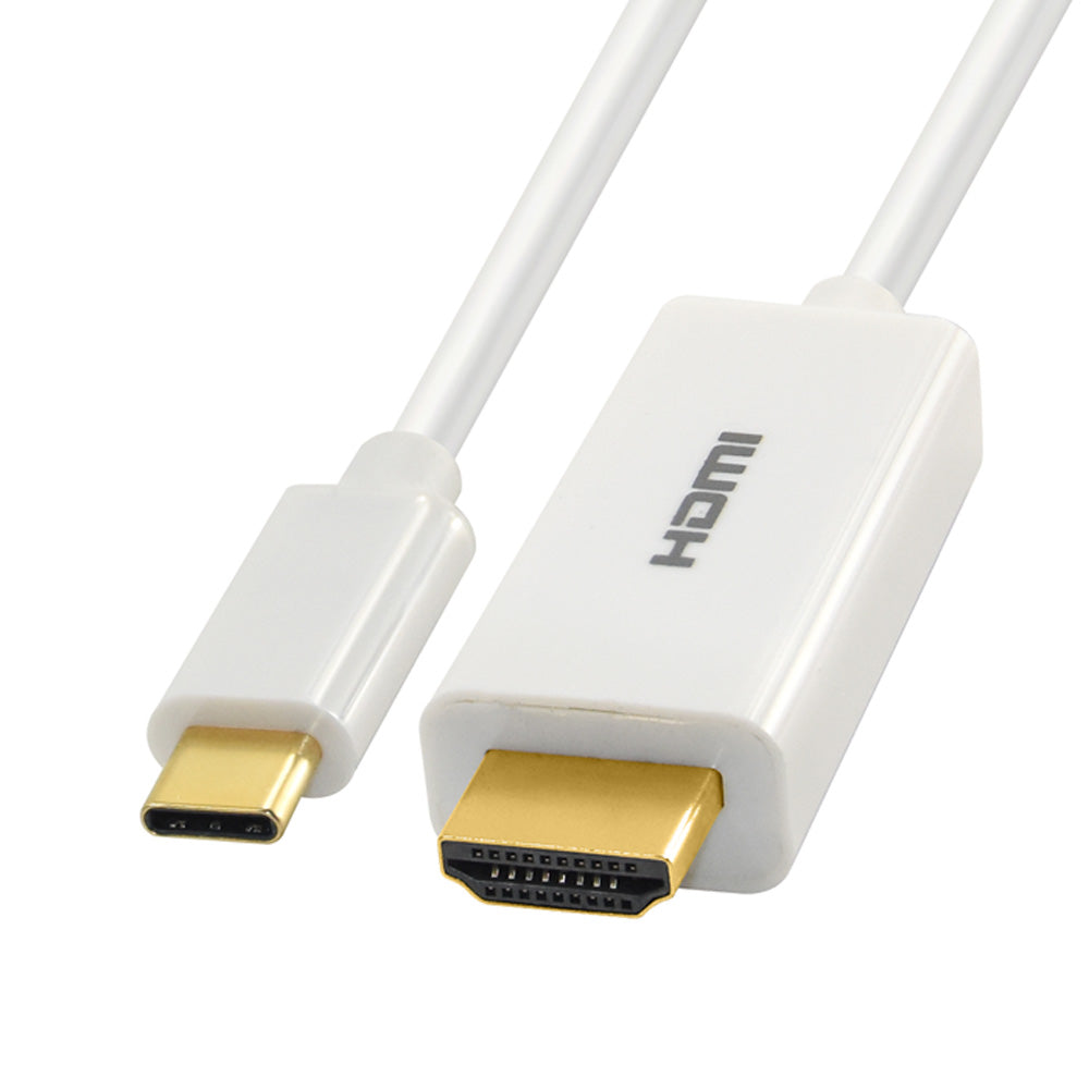 Astrotek 2m USB-C to HDMI Cable Male to Male Converter Adapter 4K 60Hz for MacBook Pro Air iPad XPS Samsung Galaxy S21 S20