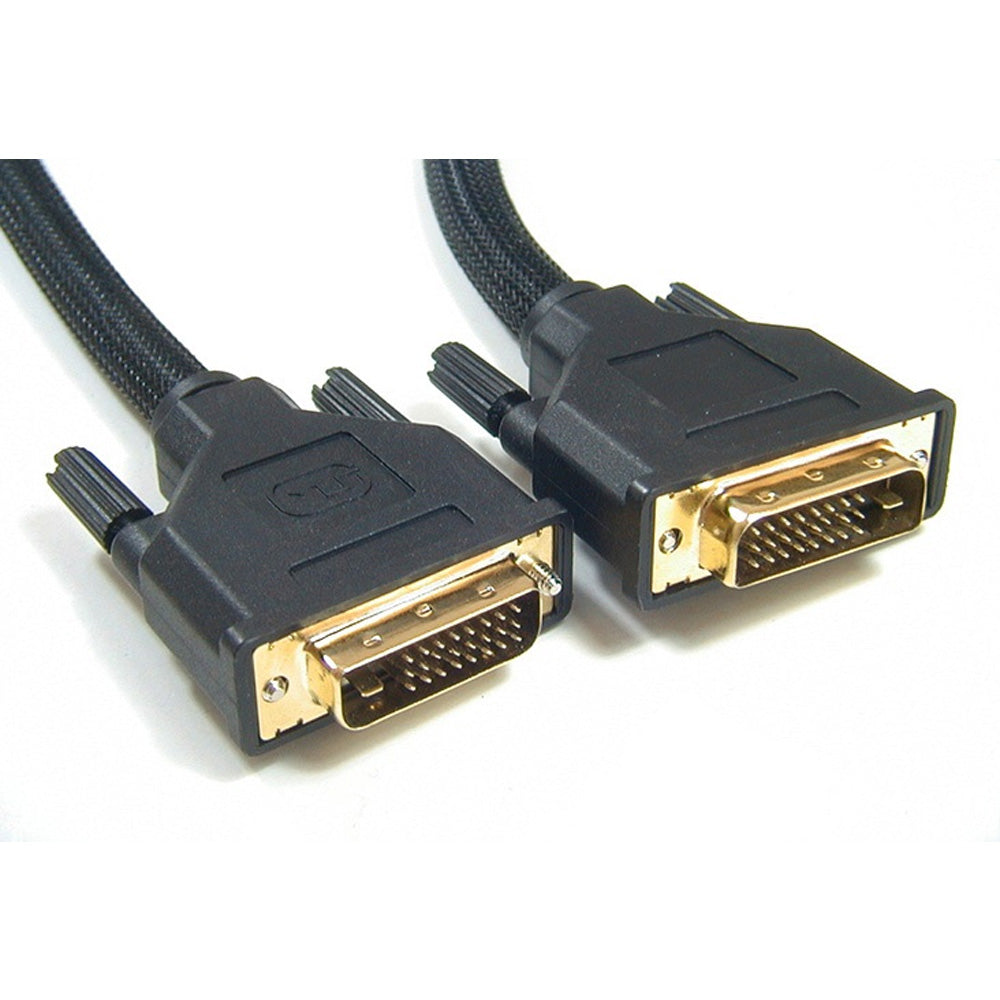 Astrotek 5m DVI-D Dual Link Cable 24 Plus 1 Pin Male to Male 30AWG Gold Plated RoHS Shielded for Monitor Projector HDTV PC