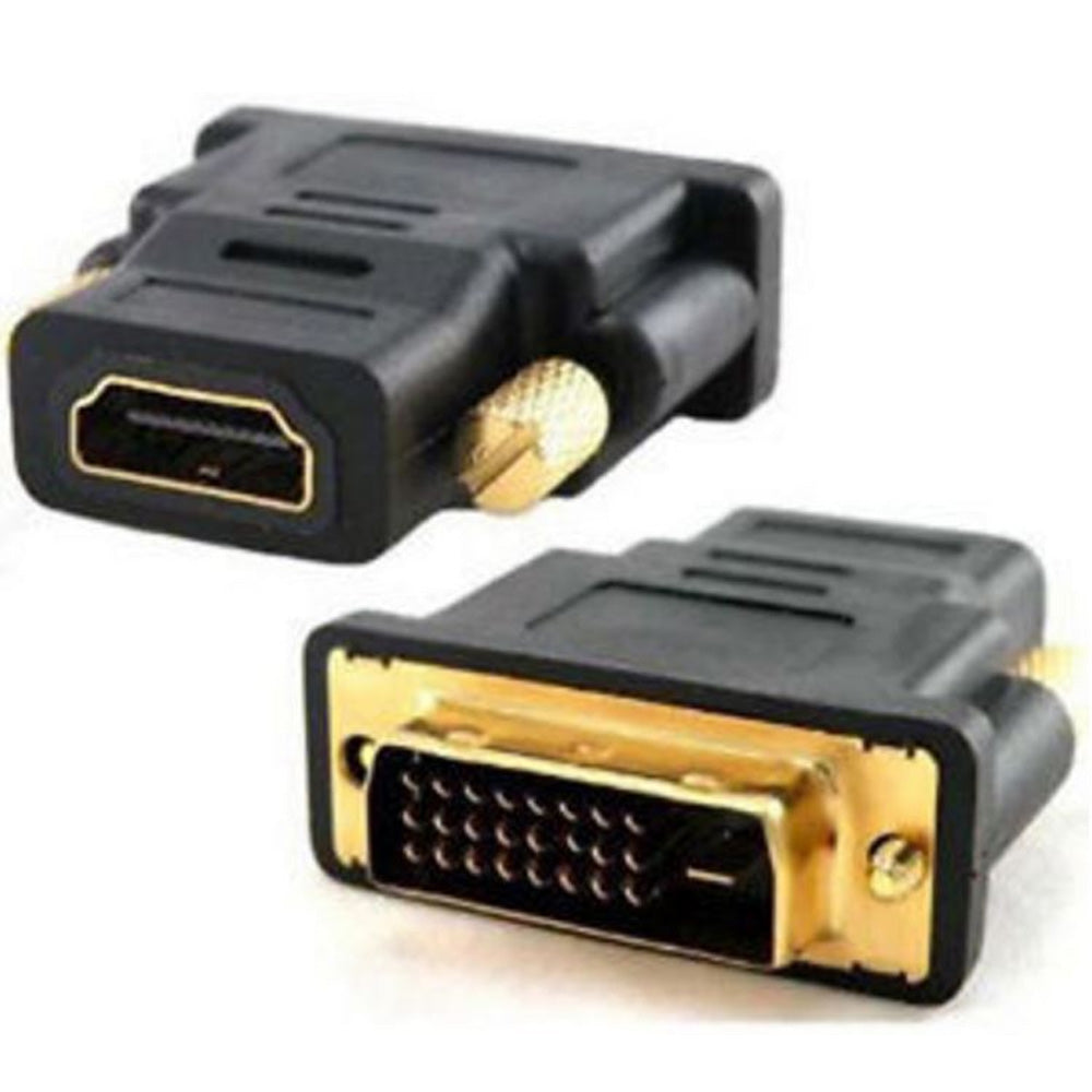 Astrotek DVI-D to HDMI Adapter Converter Male to Female Gold Plated Connector Passive Design Supports Up to 1080p Video