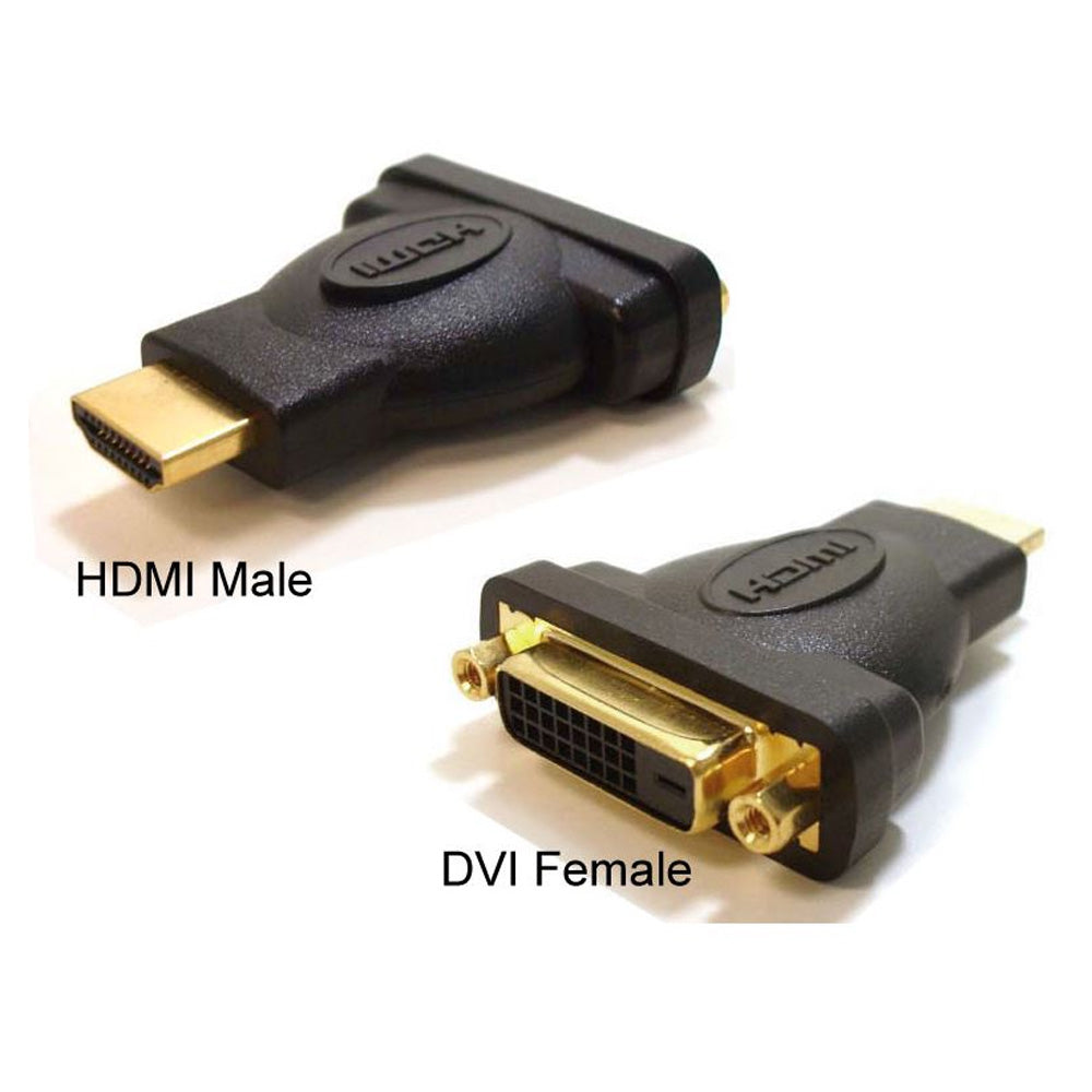 Astrotek HDMI Male to DVI-D Female Adapter Converter Gold Plated Connector Passive Design Supports Up to 1080p Resolution