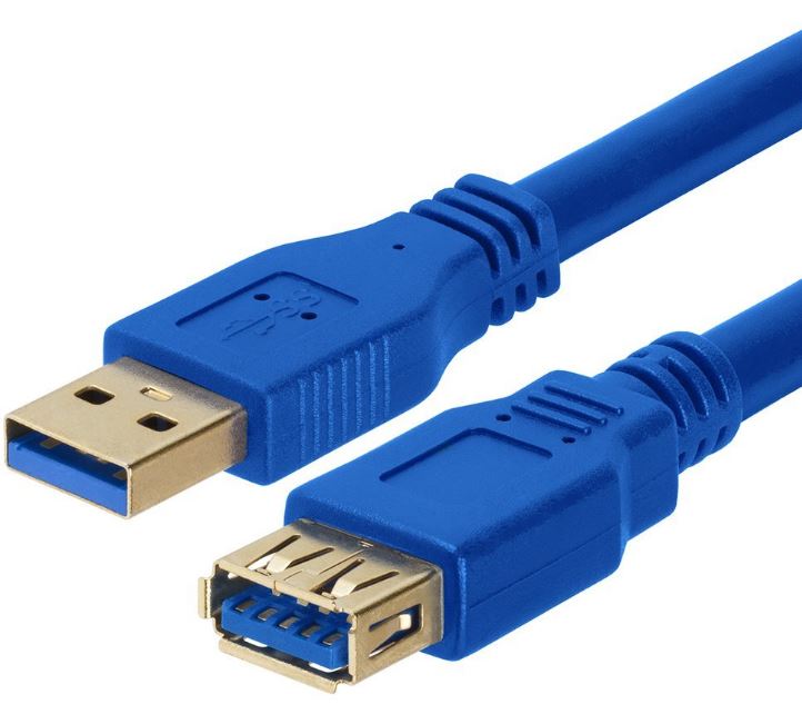 Astrotek 3m USB 3.0 Extension Cable Type A Male to Type A Female Blue Colour SuperSpeed 5Gbps for USB 3.0 Devices