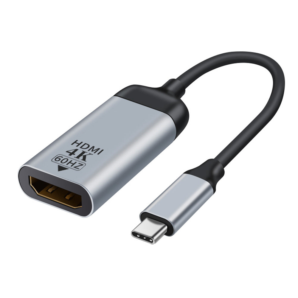 Astrotek 15cm USB-C Male to HDMI Female Adapter Converter 4K 60Hz for Windows Android Mac OS MacBook Pro Air Chromebook