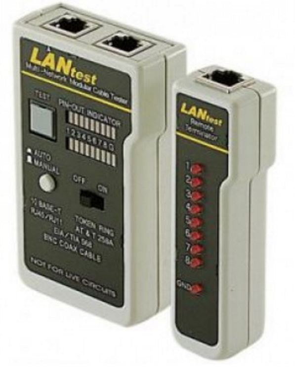 Astrotek RJ45 RJ11 RJ12 Coaxial Network Ethernet LAN Phone Cable Tester Wire Tracker with 9 LED Indicators Cat5e
