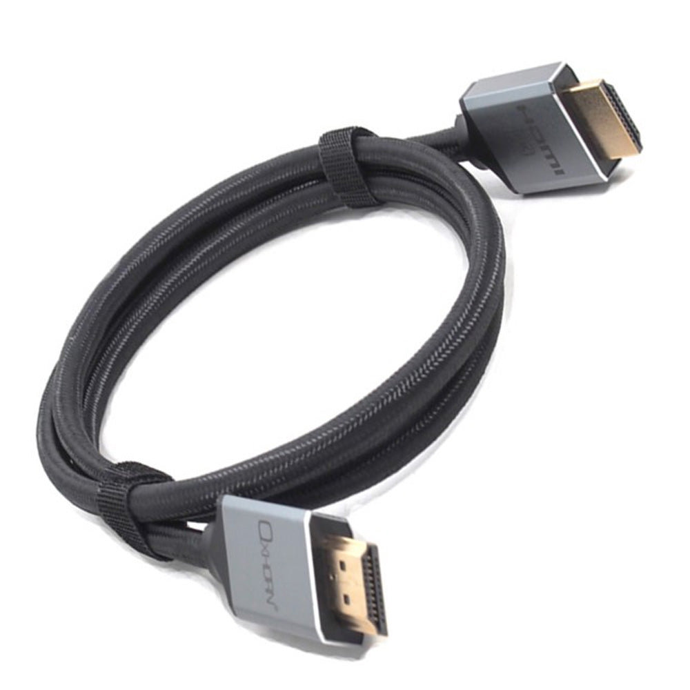 Oxhorn 1.8m HDMI 2.1 Ultra Certified Cable 8K 60Hz 4K 120Hz 3D Ethernet Aluminium Head Nylon Braided Triple Shielding