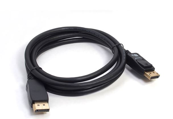 Oxhorn 5m DisplayPort Cable DP 1.4 Male to Male 8K 60Hz 4K 120Hz HDR Gold Plated Connectors PVC DSC 1.2 Black