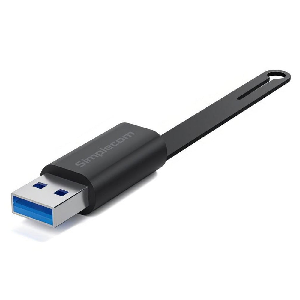Simplecom USB-A Male to USB-C Female Adapter USB 3.2 Gen 2 Double Sided 10Gbps Data Transfer Charging Reversible Plug and Play