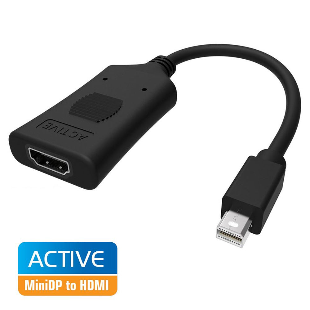 Simplecom Active MiniDP to HDMI Adapter 4K UHD 30Hz 1080P 120Hz Thunderbolt Compatible AMD Eyefinity Multi Display
