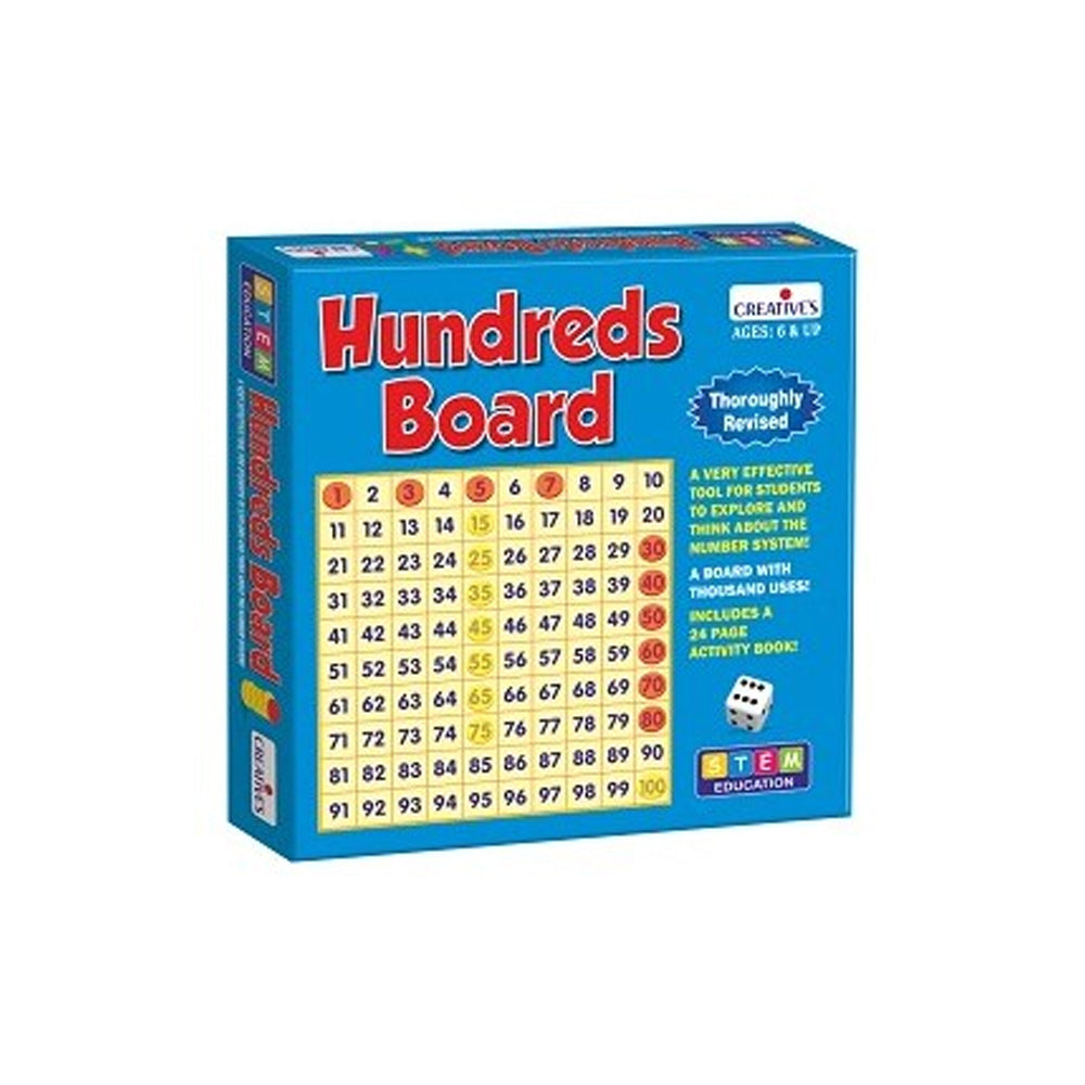 Creatives Hundreds Board Maths Game Skip Counting Number Learning 8+ Years