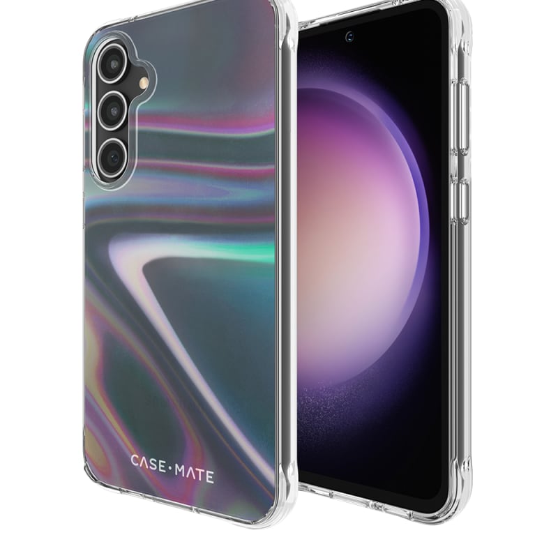 Case-Mate Soap Bubble Case with Magnet for Samsung Galaxy S25 Series – Iridescent