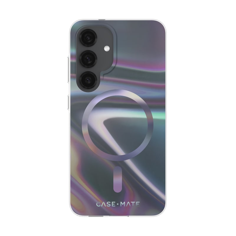 Case-Mate Soap Bubble Case with Magnet for Samsung Galaxy S25 Series – Iridescent