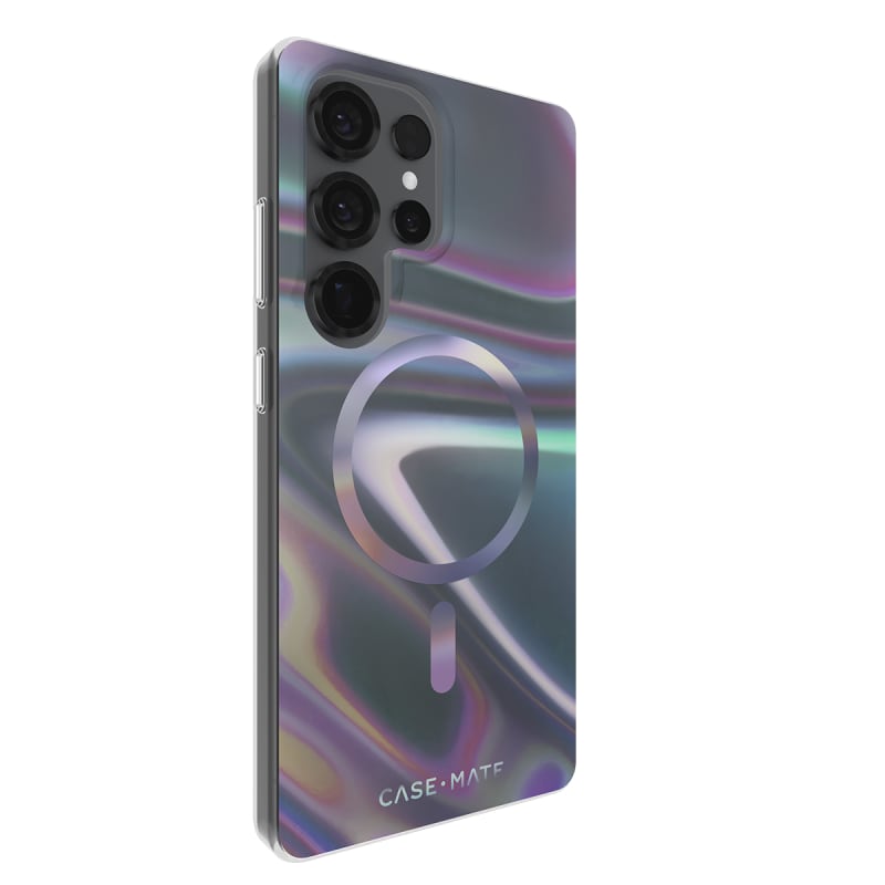 Case-Mate Soap Bubble Case with Magnet for Samsung Galaxy S25 Series – Iridescent
