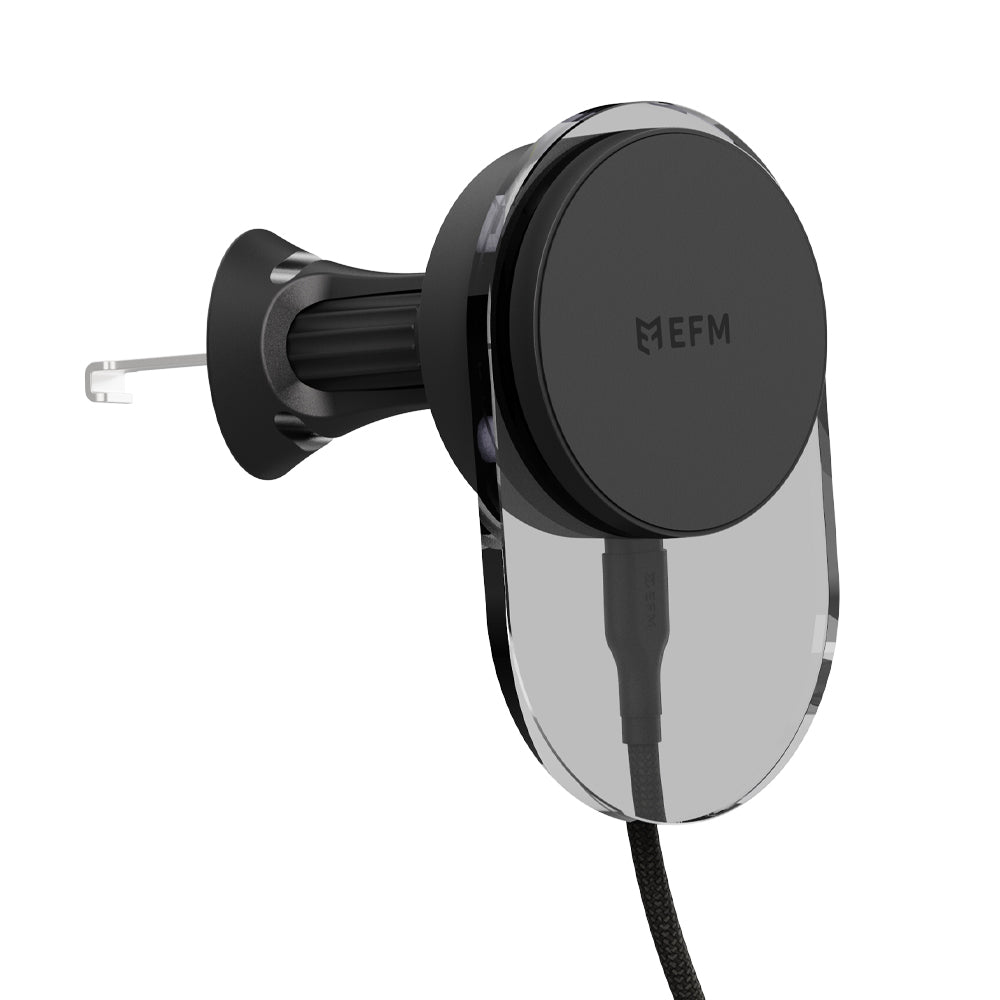 EFM Qi2 Wireless Car ChargerWith 20W Power Supply and 1M Cable