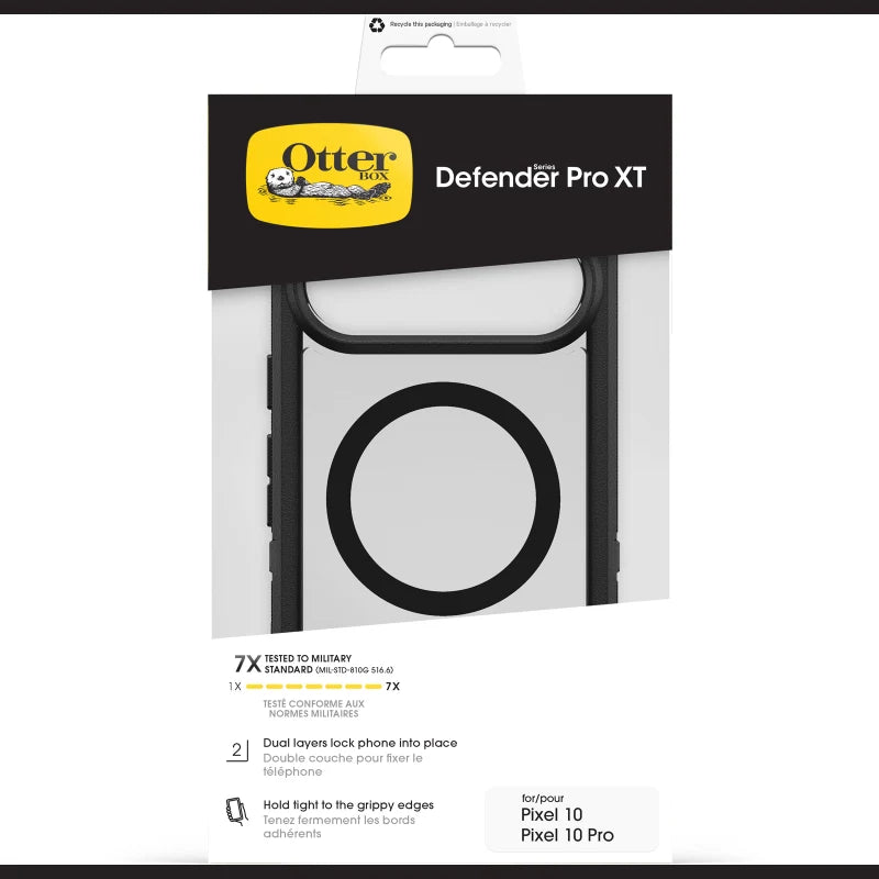 OtterBox Defender Pro XT Magnetic Cases for Google Pixel 10 Series - Dark Side Black