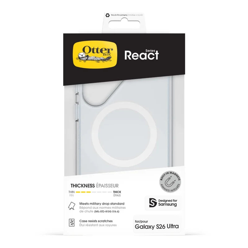 OtterBox React Case w/Magnets Suits New Samsung Galaxy 26 Series