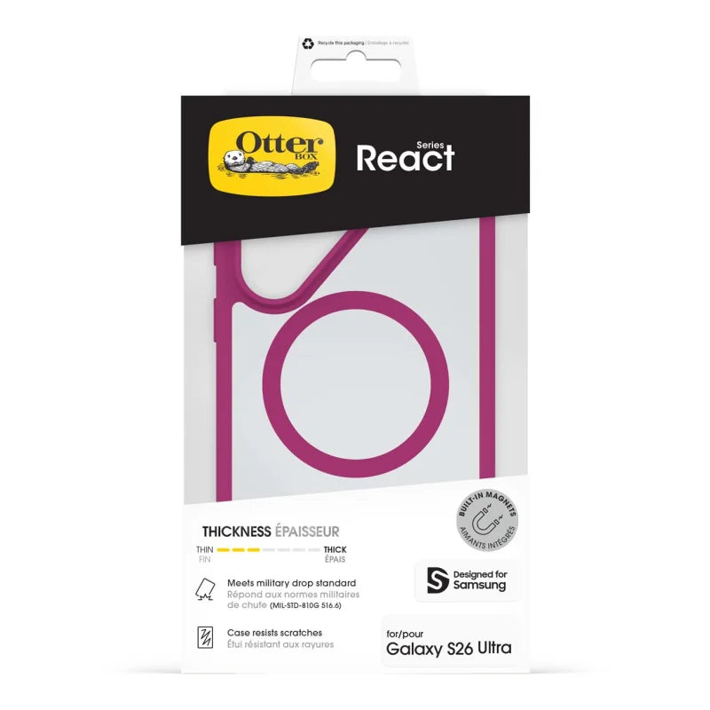 OtterBox React Case w/Magnets Suits New Samsung Galaxy 26 Series